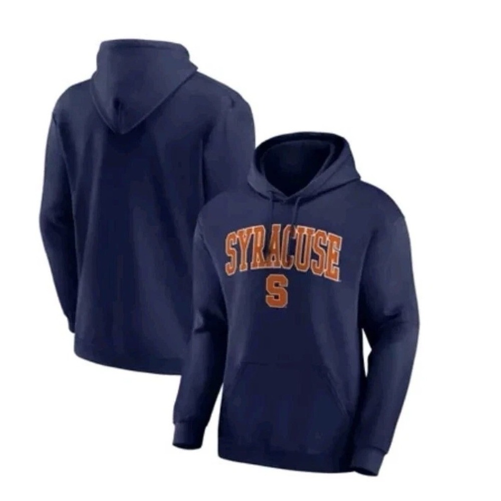 Ncaa Syracuse Orange Men's Hooded Sweatshirt Medium Blue Captivating NWT